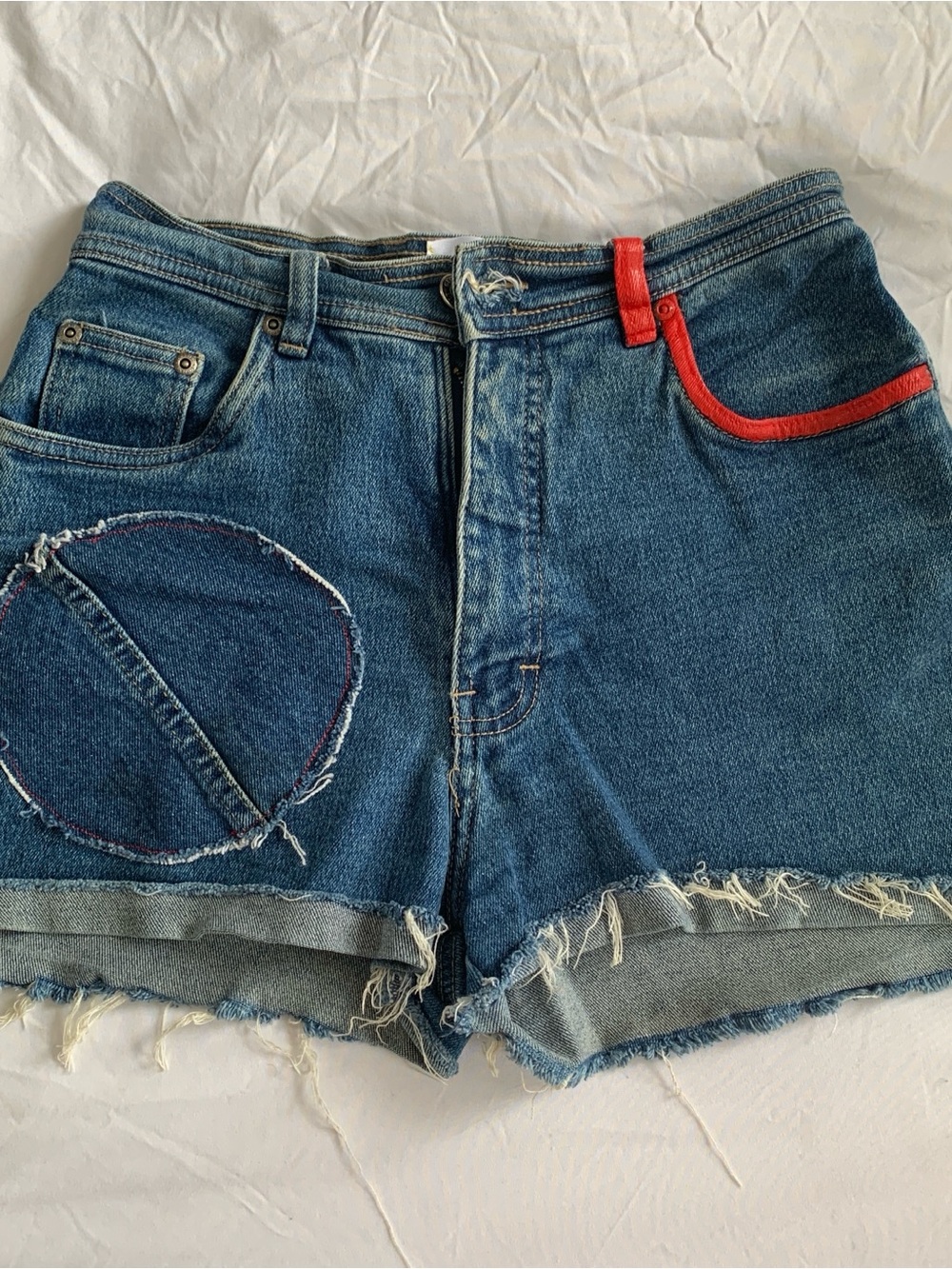 Women's Blue and Navy Shorts